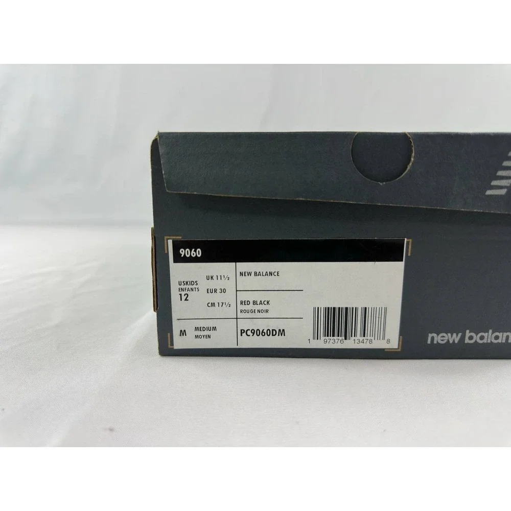 DTLR x New Balance 9060 Little Kid 'Fire Sign' PC9060DM Size 12